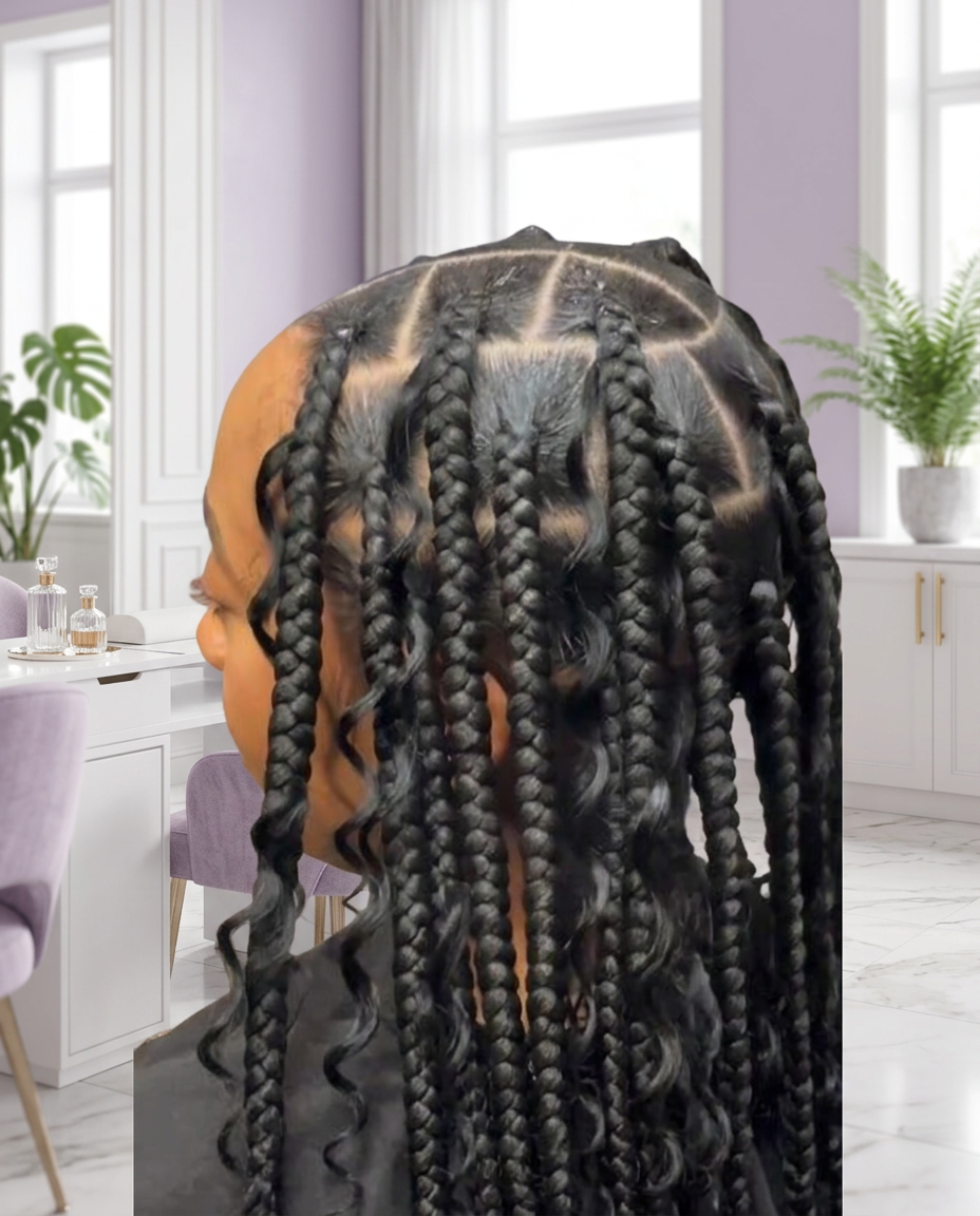 Large bohemian braids