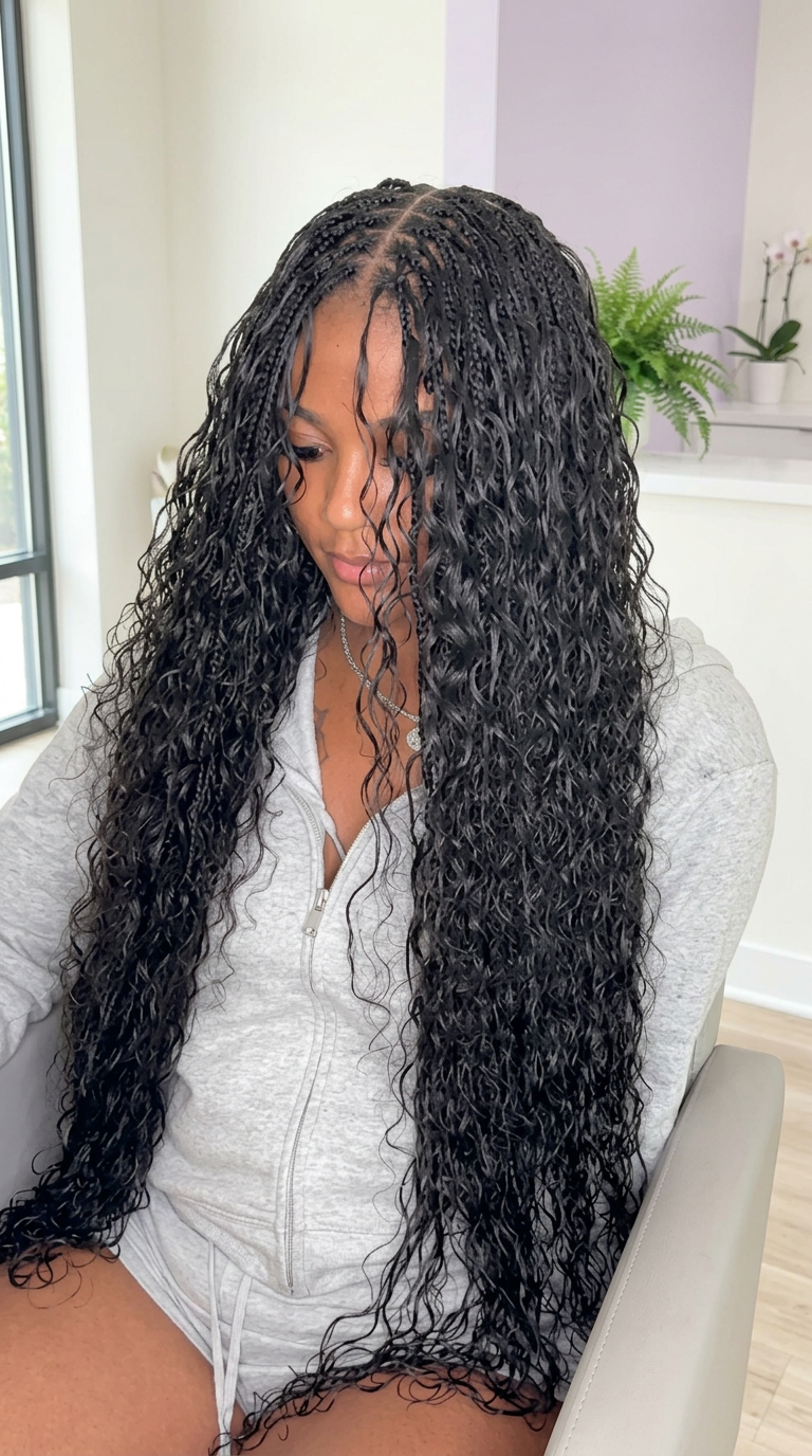 Small medium bohemian braids
